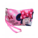 Necessaire Rosa com Bolinhas Minnie Disney