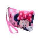 Necessaire Rosa com Bolinhas Minnie Disney