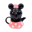 Bule e Caneca de Porcelana Minnie 760ml