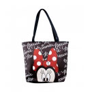 Bolsa preta com Assinatura Minnie