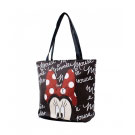 Bolsa preta com Assinatura Minnie