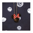 Bolsa Preta Detalhes branco Minnie - Disney