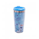 Copo Térmico Anna e Elsa Frozen  azul 450ml Disney