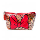 Necessaire Glitter Vermelho laï¿½o da Minnie Disney