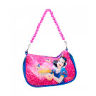 Bolsa Infantil Rosa Alça de Miçangas  Branca de Neve Disney