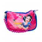 Bolsa Infantil Rosa Alça de Miçangas  Branca de Neve Disney