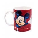 Caneca Porcelana Vermelha na Lata Mickey