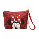 Necessaire Com Alça Vermelha Minnie Disney