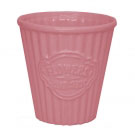 Cachepot Cerï¿½mica Cute Pleat Bucket Rosa