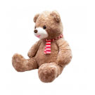 Urso Marrom Laço 58cm