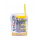 Caneca  Com Canudo Batman 420ml