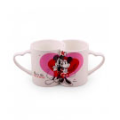 Jogo De Canecas De Porcelana Amor Mickey & Minnie 