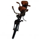 Miniatura Bicicleta Com 2 assentos Preta
