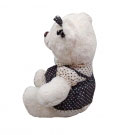 Urso  Branco com roupa