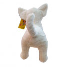 Cachorro Branco de pelucia 28CM