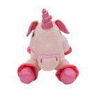 Unicornio de Pelï¿½cia  Rosa 40cm