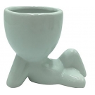 Vaso Cachepï¿½s  Boneco deitado para cima Abs Branco