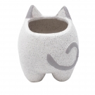 Cachepot Decorativo de Concreto Sleeping Cat Cinza Urban