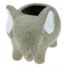 Cachepot Concreto Baby Elephant Cinza Urban