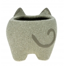 Cachepot Concreto baby gato Cinza