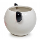 Vaso Decorativo De Cerï¿½mica Gato Multiart