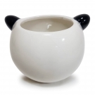 Vaso Decorativo De Cerï¿½mica Gato Multiart