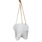 Vaso Cachepot Cerï¿½mica decorativo elefante Multiart
