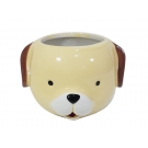 Vaso Decorativo De Cerï¿½mica Cachorro Multiart