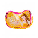 Bolsa Infantil Amarela com Alça de Miçangas Bela Disney