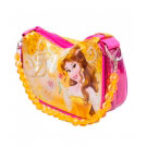 Bolsa Infantil Amarela com Alça de Miçangas Bela Disney