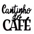 Enfeite Decorativo Para Parede Em Madeira Com Frase Cantinho Do Cafï¿½ FWB