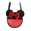 Bolsa Tiracolo Circular Rosto Cores Minnie 22x6x22cm - Disney