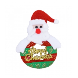 ï¿½mï¿½ Geladeira Papai Noel Guirlanda Merry Christmas 12cm - Enfeite Natalino