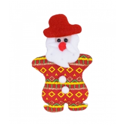 ï¿½mï¿½ Geladeira Papai Noel 2 Botï¿½es Brancos 14cm - Enfeite Natalino