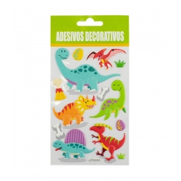 Adesivo Decorativo Dinossauros 19x10cm