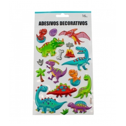 Adesivo Decorativo Dinossauros 25x14cm