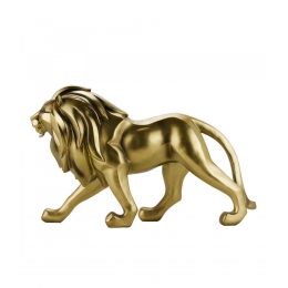 LeÃ£o Dourado 32cm - Resina Animais