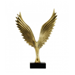 Ãguia Dourada 33cm - Resina Animais