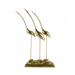 Garsas Douradas 42cm - Resina Animais