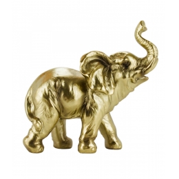Elefante Dourado 11.5cm - Resina Animais