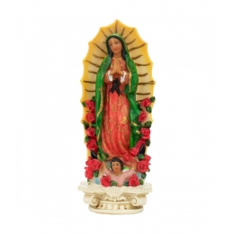 Nossa Senhora de Guadalupe 20cm Enfeite de Resina