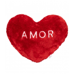 Almofada CoraÃ§Ã£o Amor Vermelho 30x12x34cm