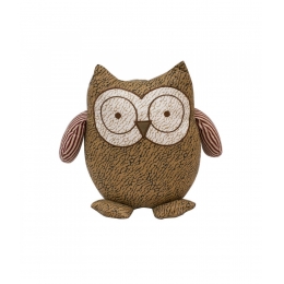 Coruja Marrom 22cm - Bicho Tecido