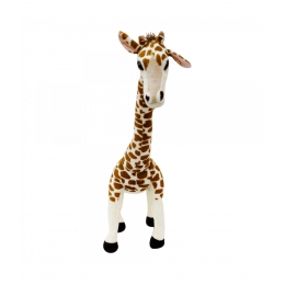 Girafa De PÃ© Com PescoÃ§o DobrÃ¡vel 53cm - PelÃºcia