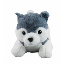 Cachorro Husky Deitado 54cm - PelÃºcia