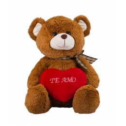 Urso Marrom Claro CoraÃ§Ã£o 