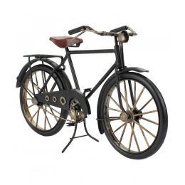 Bicicleta Preta 16.5x28x7.5cm Estilo RetrÃ´ - Vintage