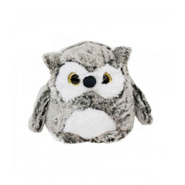 Coruja de Pelucia Cinza Foffy