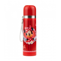 Garrafa TÃ©rmica Vermelha Minnie 500ml - Disney