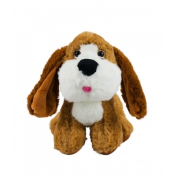 Cachorro Marrom Orelhudo 24cm - PelÃºcia